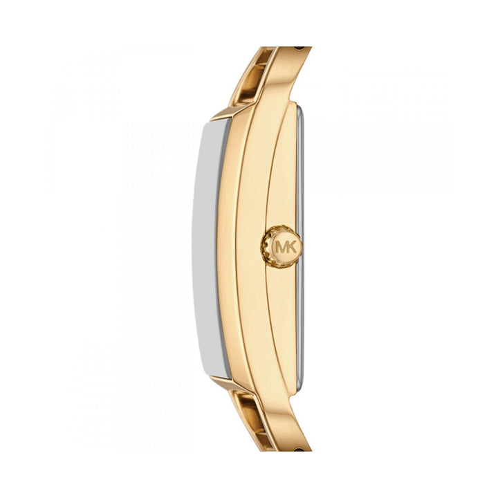Michael Kors Gold Crystal Rectangular Watch