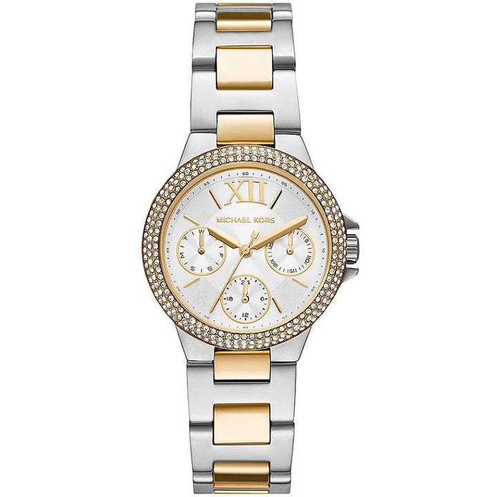 Michael Kors Dual-Tone Crystal Chronograph