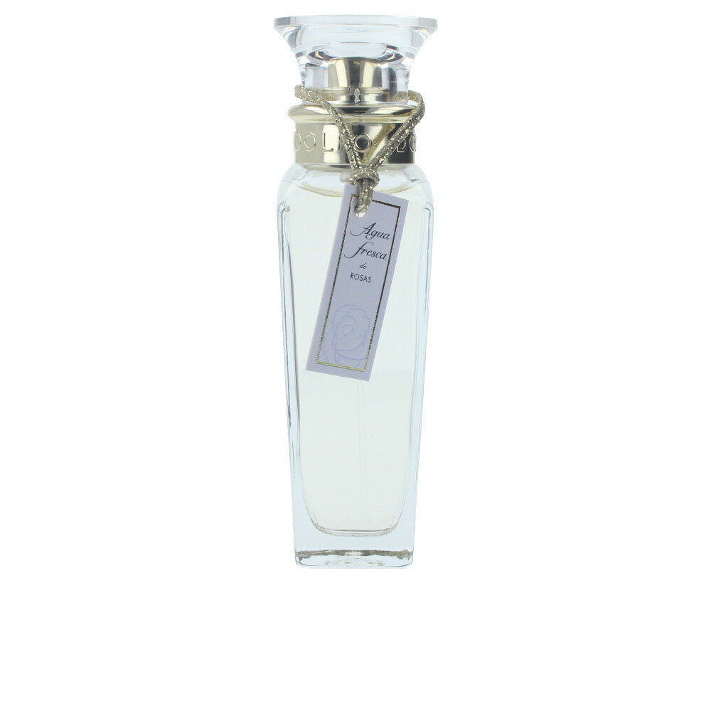 Clear 120 ml refillable eau de toilette bottle; floral rose fragrance for Women