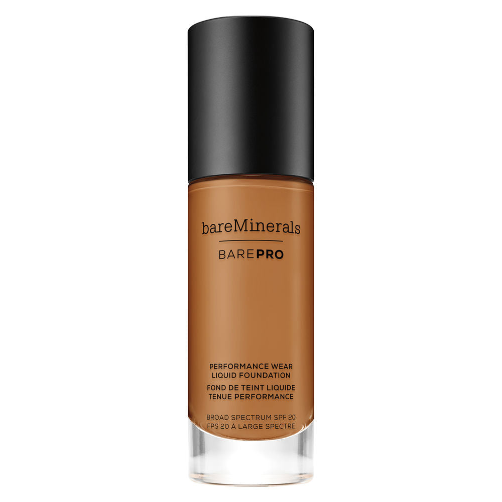 30 ml bottle of liquid matte foundation in Maple shade, pump dispenser