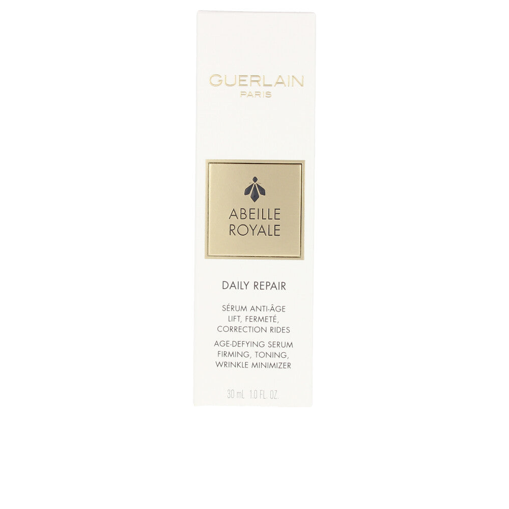 50 ml pump serum bottle with pale amber gel-cream, honey and royal jelly ingredients