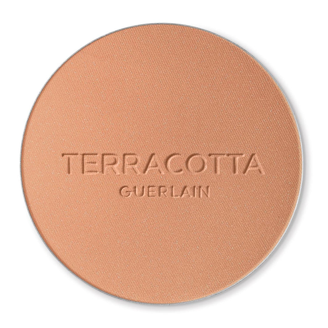 Terracotta bronzing powder refill pan in deep cool shade, 8.5 g, powder surface visible