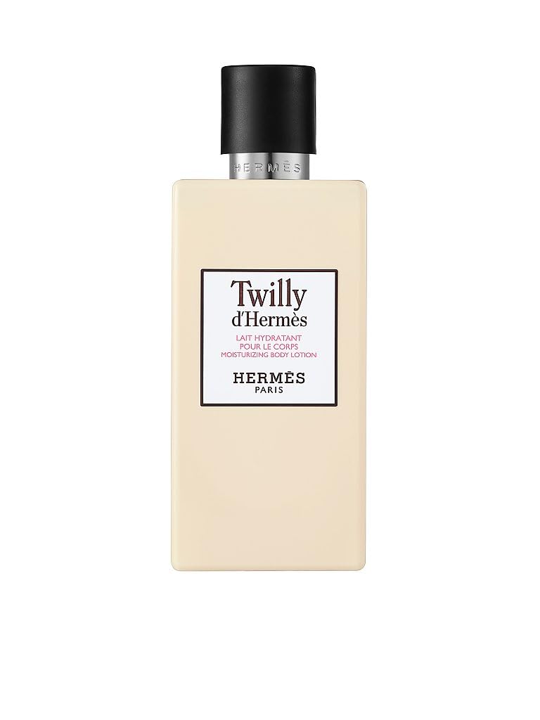 Hermès Twilly d'Hermès Body Lotion: 200 ml light hydrating body milk in soft beige bottle, Twilly fragrance for women