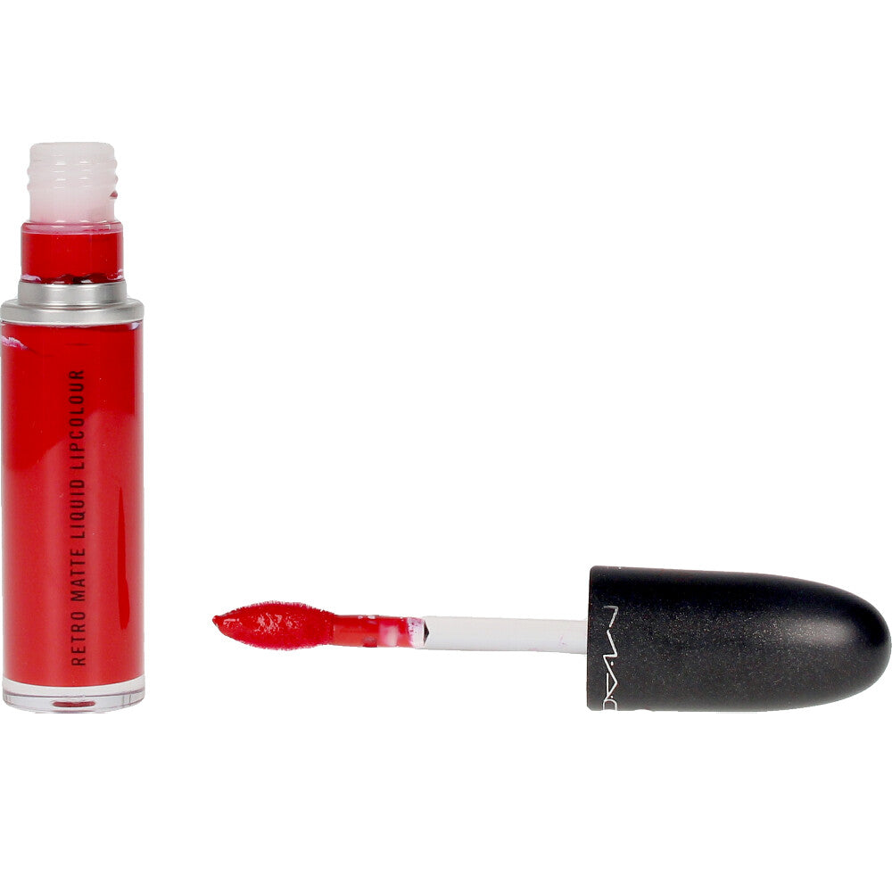 Matte liquid lipcolour in muted brown shade with precision wand, 5 ml tube