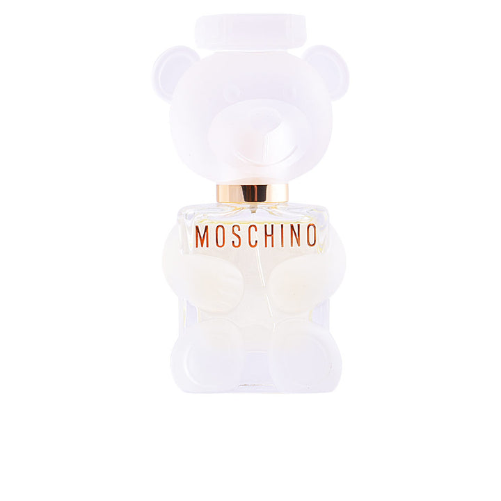 50 ml glass teddy-bear perfume bottle, white cap, Floral-woody unisex fragrance