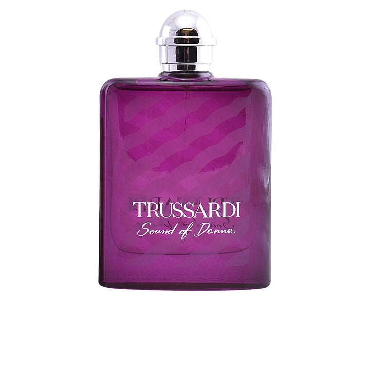 Fuchsia glass perfume bottle, 100 ml, oriental-floral Eau de Parfum